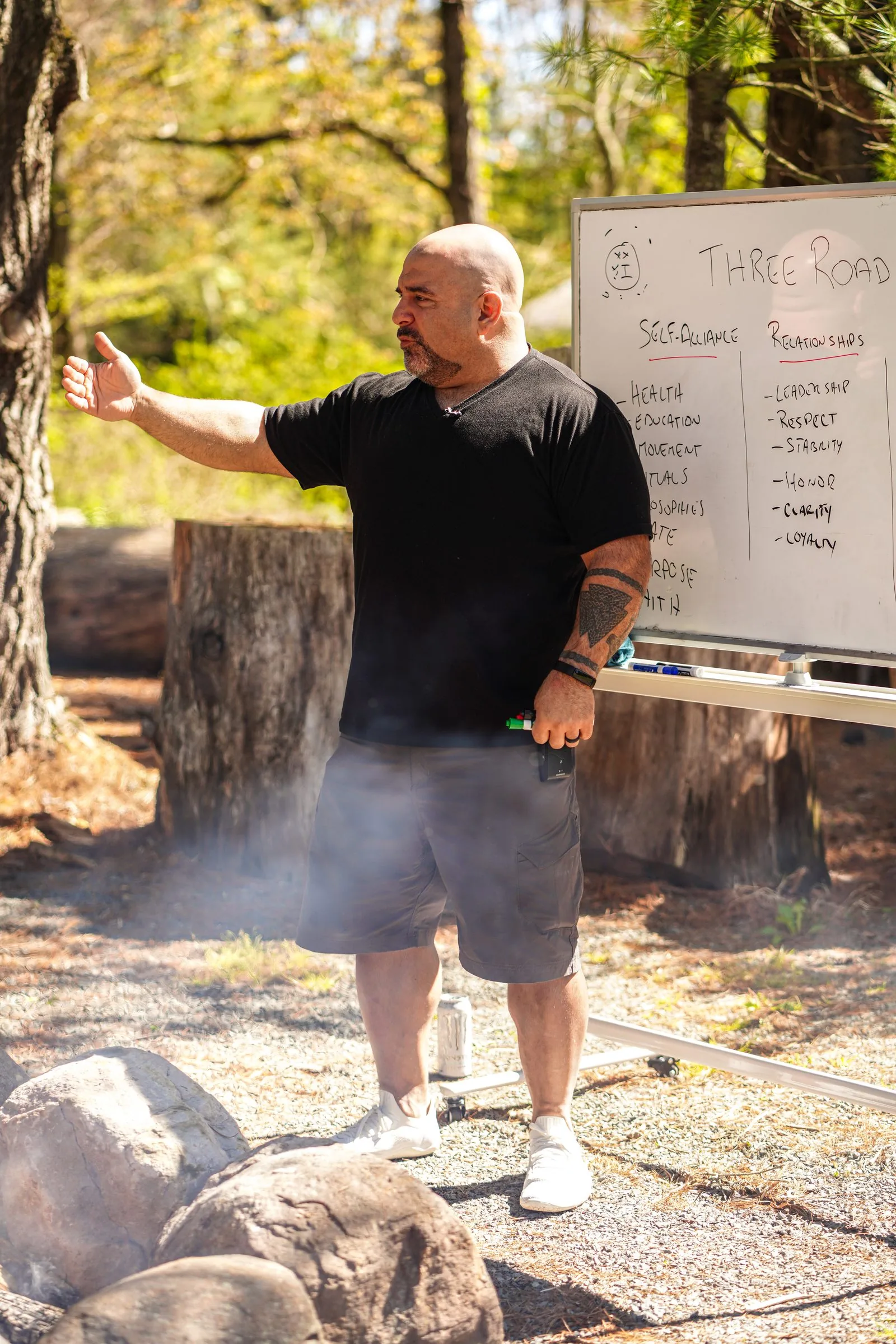 Master Chim teaching Three Roads